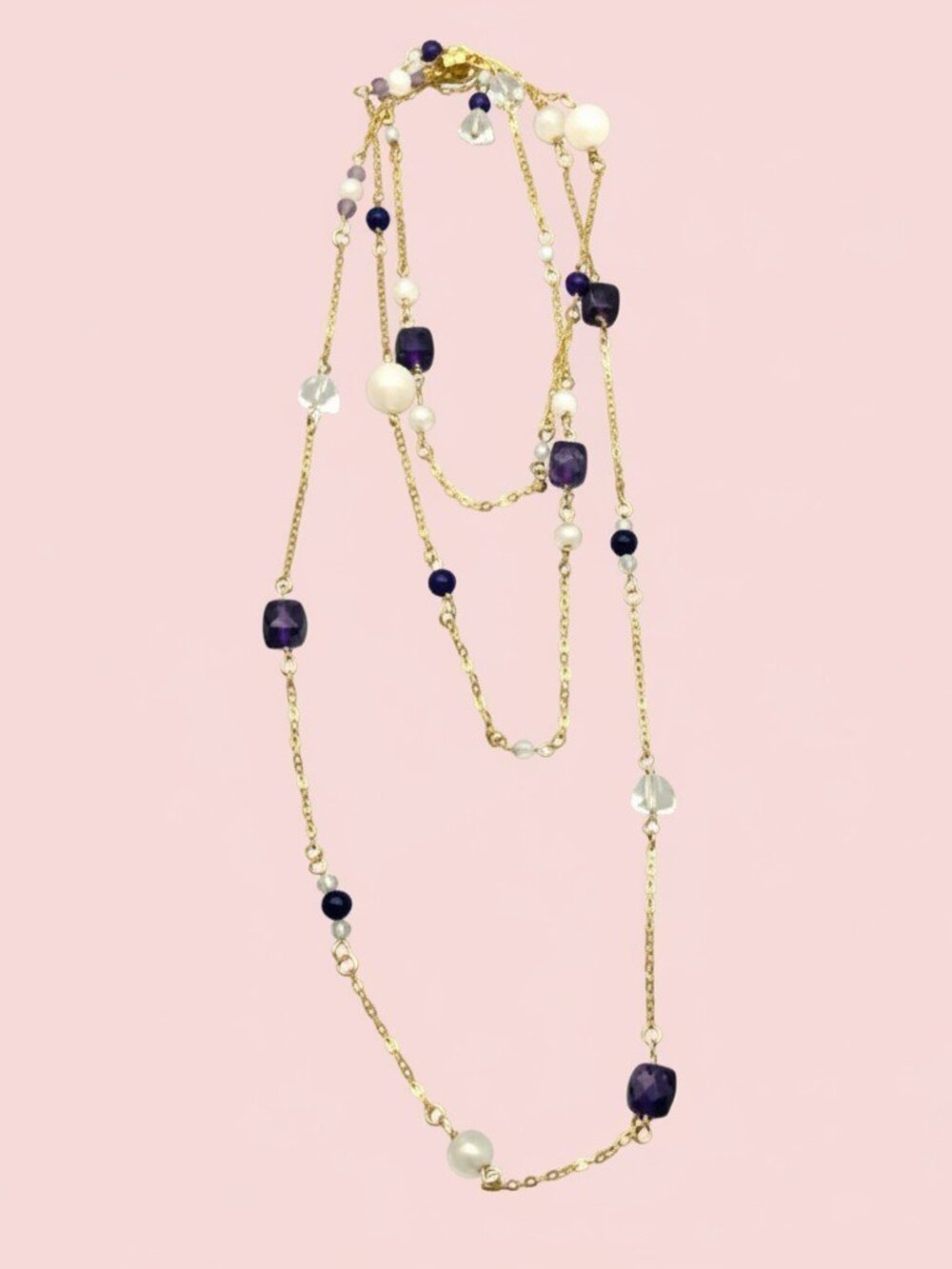 Extra Long Convertible Fashion Necklace or Wrap Bracelet